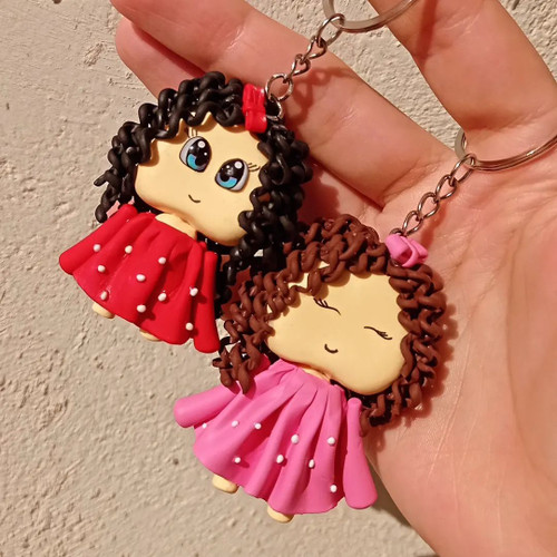 جاکلیدی دست ساز دختر فرفری