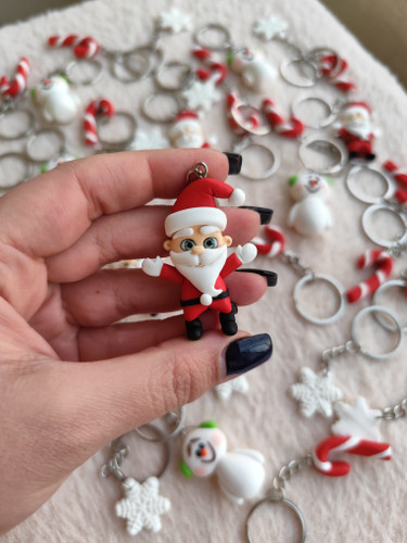 جاکلیدی بابانوئل دست ساز خمیری