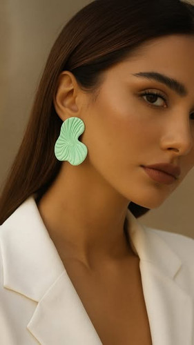 گوشواره خمیری رون | دست ساز یونیک و خاص