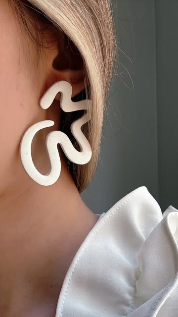 گوشواره خمیری نوا | دست ساز یونیک و خاص