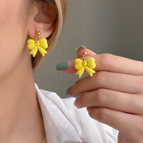 گوشواره خمیری لوسنتا | دست ساز یونیک و خاص