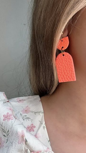 گوشواره خمیری سترا | دست ساز یونیک و خاص