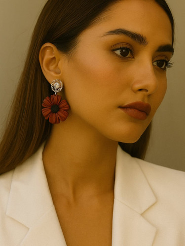 گوشواره نارا دست ساز نشکن و ضد آب